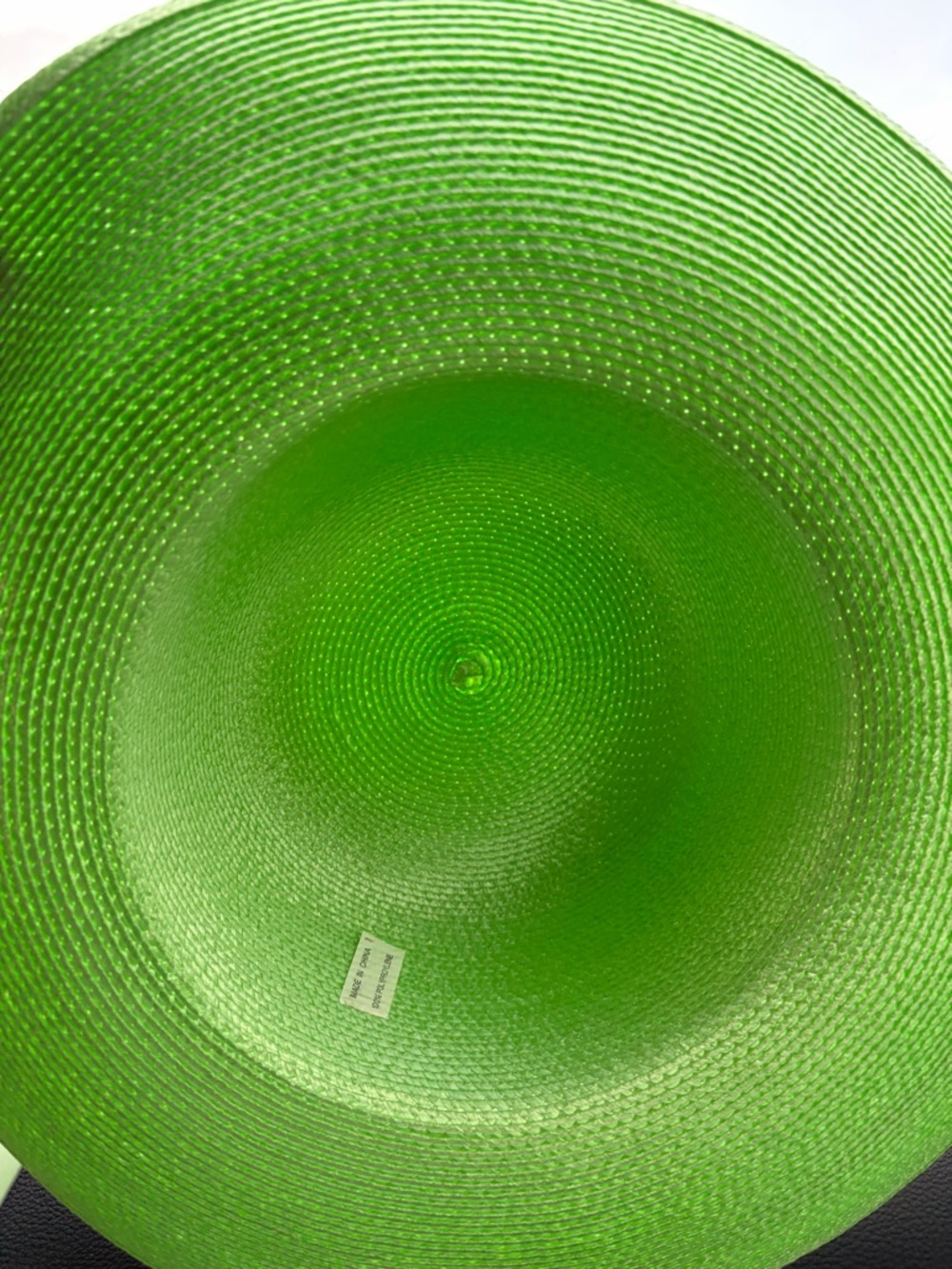 Mint Green Wide-Brim Sun Hat — Statement Color - Picture 3 of 3